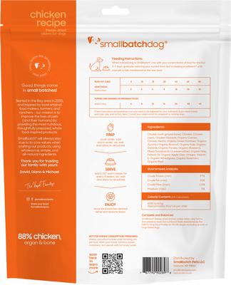 Chicken Non-GMO Freeze-Dried Dog Food, 25-oz bag