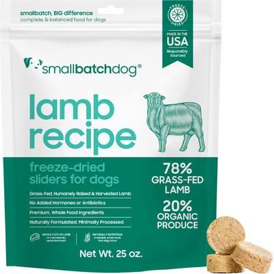 Alimento liofilizado para perros de pollo sin OMG, bolsa de 25 oz