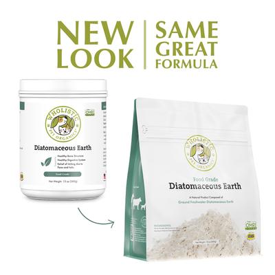 Diatomaceous Earth Powder Supplement for Dogs, 13-oz jar