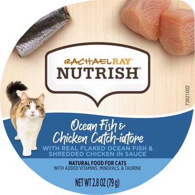 Ocean Fish & Chicken Catch-iatore Grain-Free Wet Cat Food, 2.8-oz, case of 24
