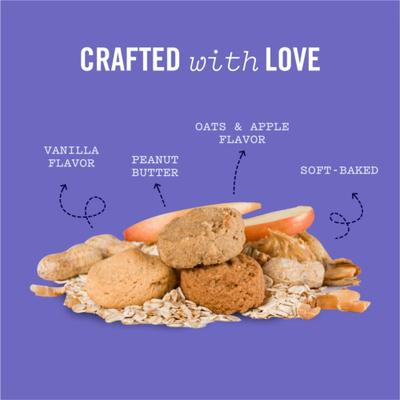 Soft Baked AssortMutt Trio, Oat, PB, & Vanilla Dog Treats, 26-oz bag