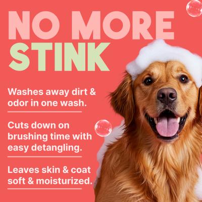 Refreshing 2-in-1 Dog Shampoo & Conditioner, Watermelon Scent, 1-gal bottle