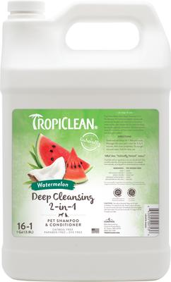 Refreshing 2-in-1 Dog Shampoo & Conditioner, Watermelon Scent, 1-gal bottle