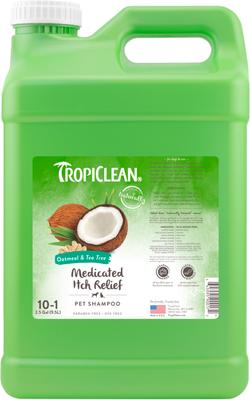 Medicated Itchy Skin Relief Oatmeal & Tea Tree Dog Shampoo, 2.5-gal bottle