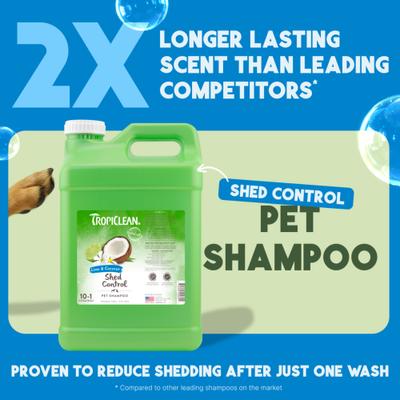 Lime & Coconut Deshedding Dog Shampoo, 2.5-gal bottle