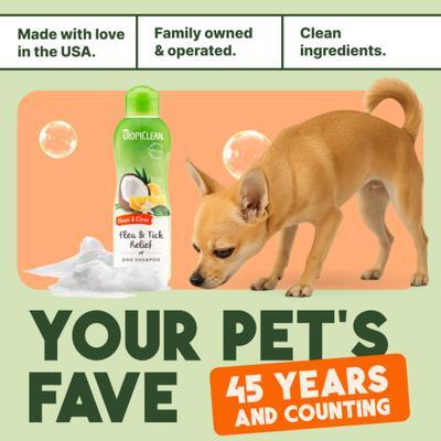 Fast Itch Relief from Flea Bites Neem & Citrus Dog Shampoo, 1-gal