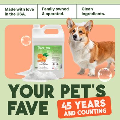 Sweet Mandarin Highly Concentrated Dog & Cat Shampoo, 1-gal bottle