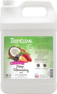 Deep Cleaning Berry & Coconut Dog & Cat Shampoo, 1-gal bottle