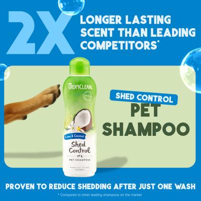 Lime & Coconut Deshedding Dog Shampoo, 20-fl oz bottle