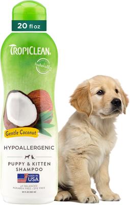 Hypo-Allergenic Gentle Coconut Puppy & Kitten Shampoo, 1-gal bottle, bundle of 2
