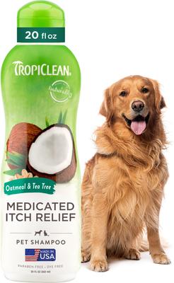 Medicated Itchy Skin Relief Oatmeal & Tea Tree Dog Shampoo, 2.5-gal bottle