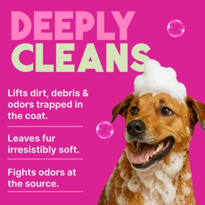 Deep Cleaning Berry & Coconut Dog & Cat Shampoo, 1-gal bottle