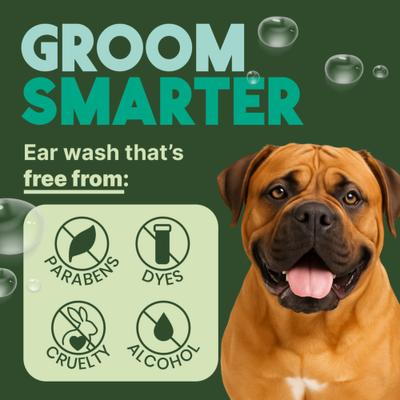Alcohol Free Ear Wash for Dogs, 4-fl oz bottle