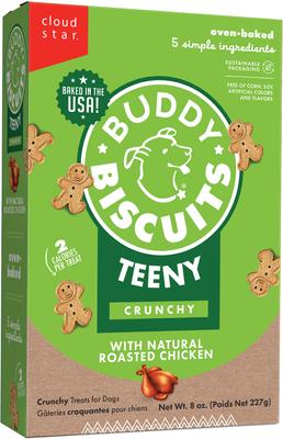 Teeny Treats with Roasted Chicken Oven Baked Dog Treats, 8-oz box