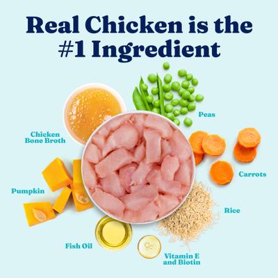 Homestyle Meal Skin & Coat Health Chicken Dog Food Topper, 9-oz pouch