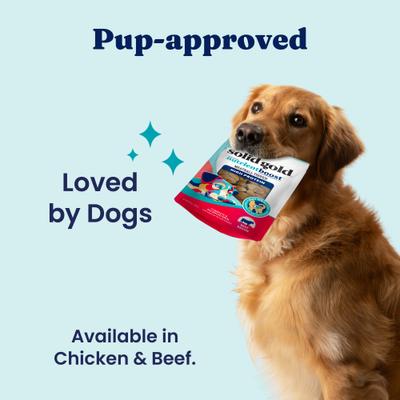 Beef Flavor Gut Health High-Protein Wet Dog Food Topper, 10.5-oz pouch