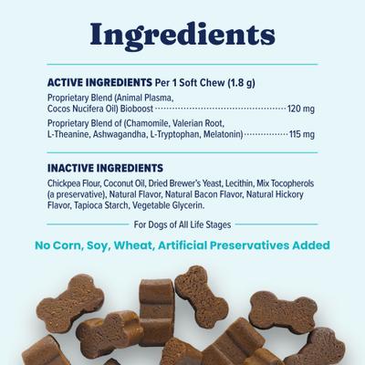 Keep Calm & Wag On Calming Aid Chew Supplement for Dogs, 120 count