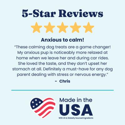 Keep Calm & Wag On Calming Aid Chew Supplement for Dogs, 120 count