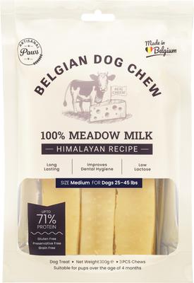 Belgian Himalayan Cheese Recipe Dog Chew, Small, 4 count