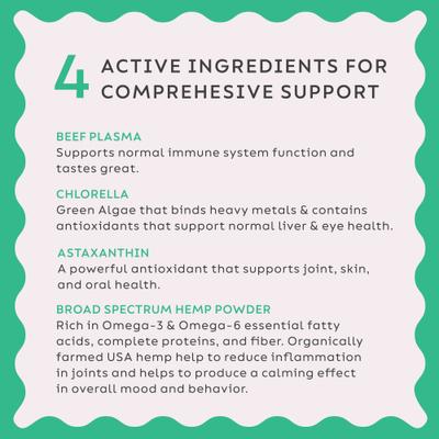 Daily Thrive Immune Broad Spectrum Hemp Extract Supplement for Dogs & Cats, 5.29-oz jar