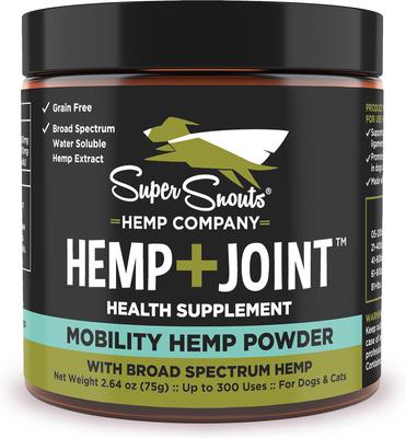 Hemp + Joint Mobility Broad Spectrum Hemp Extract Powder Supplement for Dogs & Cats, 2.64-oz jar