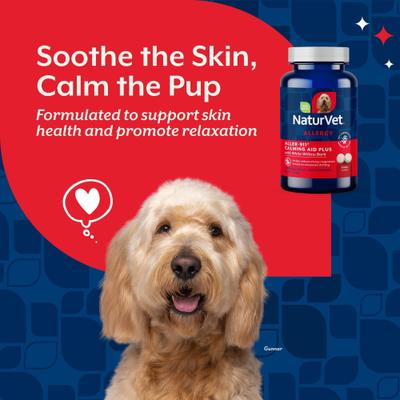 Aller-911 Plus White Willow Bark Chewable Tablets Calming Supplement for Dogs, 30 count