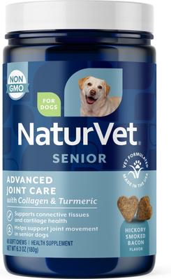 Advanced Joint Care Senior Bacon & Chicken Flavored Soft Chew Supplement for Dogs, 60 count