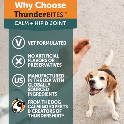 Calm+ Chicken Flavored Chew Hip & Joint Supplement for Dogs, 90 count