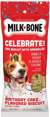 Extra-Large Dipped CELEBRATE! Crunchy Dog Treats, 2.9-oz pouch