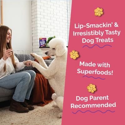 Pumpkin & Apple Flavor Dog Treats, 12-oz bag, bundle of 2