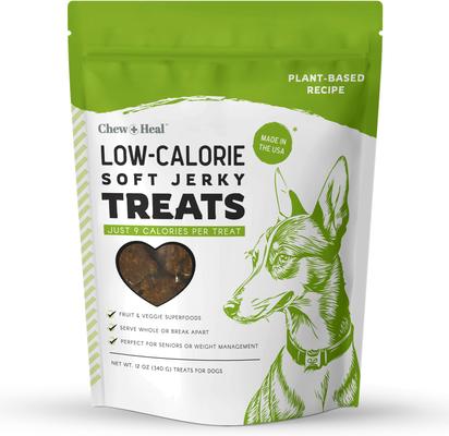 Limited Ingredient Low Calorie Fruit & Veggie Superfoods Soft Jerky Dog Treats, 12-oz bag