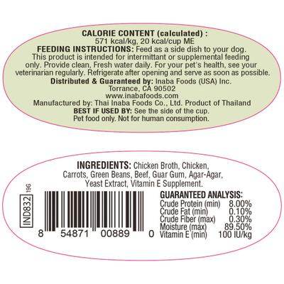 Twin Packs Chicken with Vegetables & Beef Recipe Recipe Grain-Free Dog Food Topper, 1.23-oz pouch, 16 count