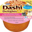 Dashi Delights Tuna Recipe in Broth Grain-Free Cat Food Topping, 2.5-oz cup, case of 6