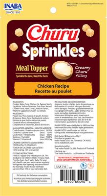 Churu Sprinkles Chicken Recipe Grain-Free Cat Treats, 0.35-oz tube, 18 count