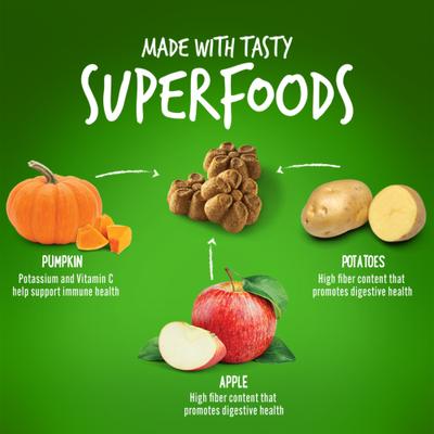 Bundle: Fruitables Pumpkin & Blueberry Flavor + Pumpkin & Apple Flavor Dog Treats