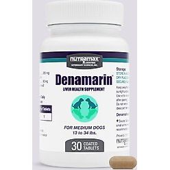 Denamarin Liver Support, S-Adenosylmethionine y Silybin, tamaño Mediano. 30 tabs. - Nutramax