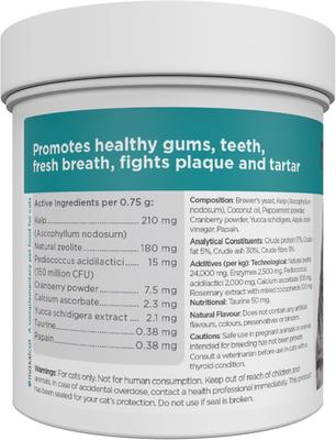 maxxidental Advanced Oral Support Dental & Gum Care Powder Supplement for Cats, 3.2-oz jar