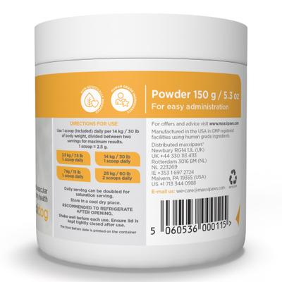 maxxicardio Heart & Cardiovascular Powder Supplement for Dogs, 5.3-oz jar
