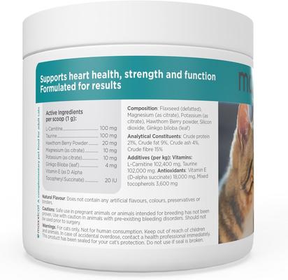maxxicardio Heart & Cardiovascular Powder Supplement for Cats, 3.2-oz jar