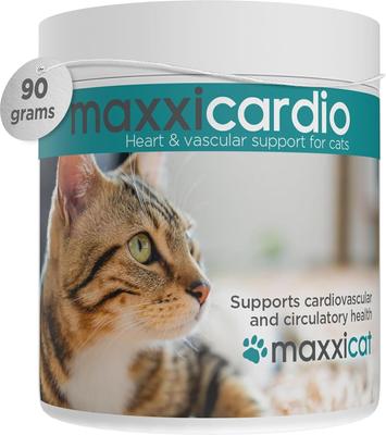 maxxicardio Heart & Cardiovascular Powder Supplement for Cats, 3.2-oz jar