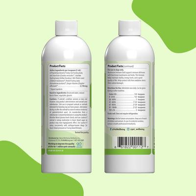 Mushroom Immune GOLD Bacon Flavored Liquid Immune Supplement for Cats & Dogs, 8-oz bottle