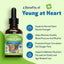 Young at Heart Bacon Flavored Liquid Heart Supplement for Dogs & Cats, 2-fl oz bottle