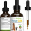 Throat Gold Bacon Flavored Liquid Respiratory Supplement for Dogs & Cats, 2-oz bottle, Green
