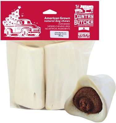 Pumpkin Flavor filled Bone Dog Treats, 12.8-oz bag, 2 count