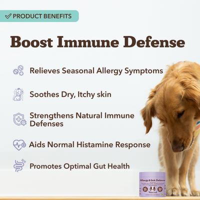 Allergy & Itch Defense Chews Dog Supplement, 90 count