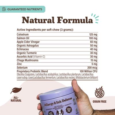 Allergy & Itch Defense Chews Dog Supplement, 90 count