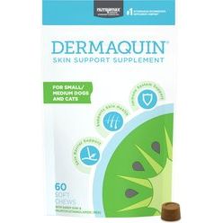 Dermaquin Skin Support Vitamins, tamaño Pequeño/Mediano. 60 chews. - Nutramax