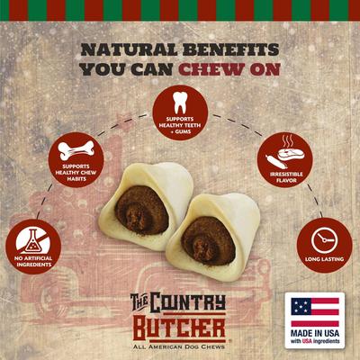 Pumpkin Flavor filled Bone Dog Treats, 12.8-oz bag, 2 count