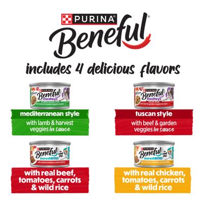 Incredibites & Medleys Variety Pack Wet Dog Food, 3-oz, case of 30