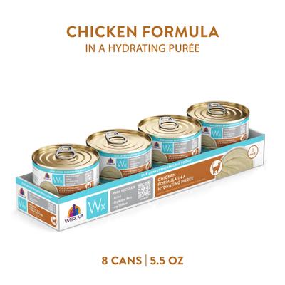 Wx Phos Focused Chicken Formula Grain-Free Puree Wet Cat Food, 5.5-oz can, 8 count